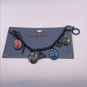 Harry Potter Charm Bracelet with Colorful Accents
